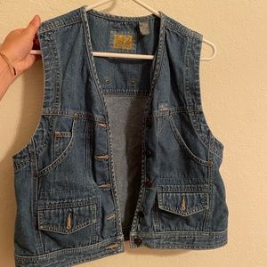 Vintage Jean Vest Size 8